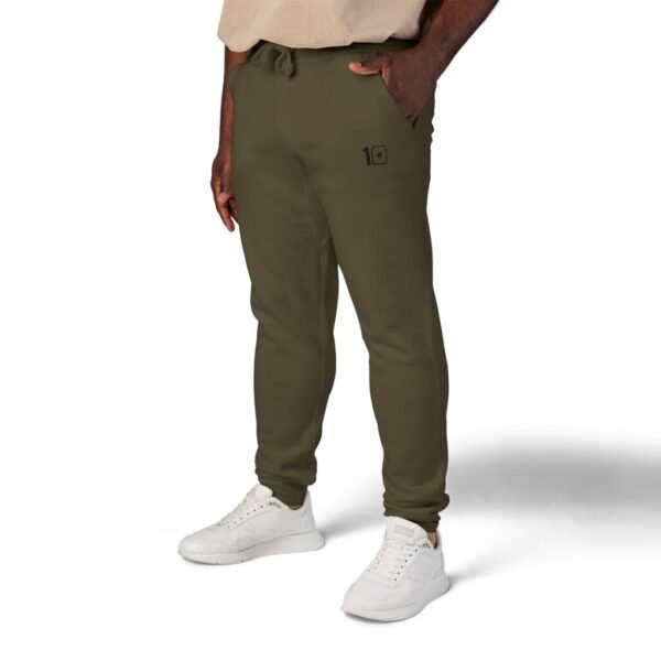 Embroidered Coral Fleece Sweatpants