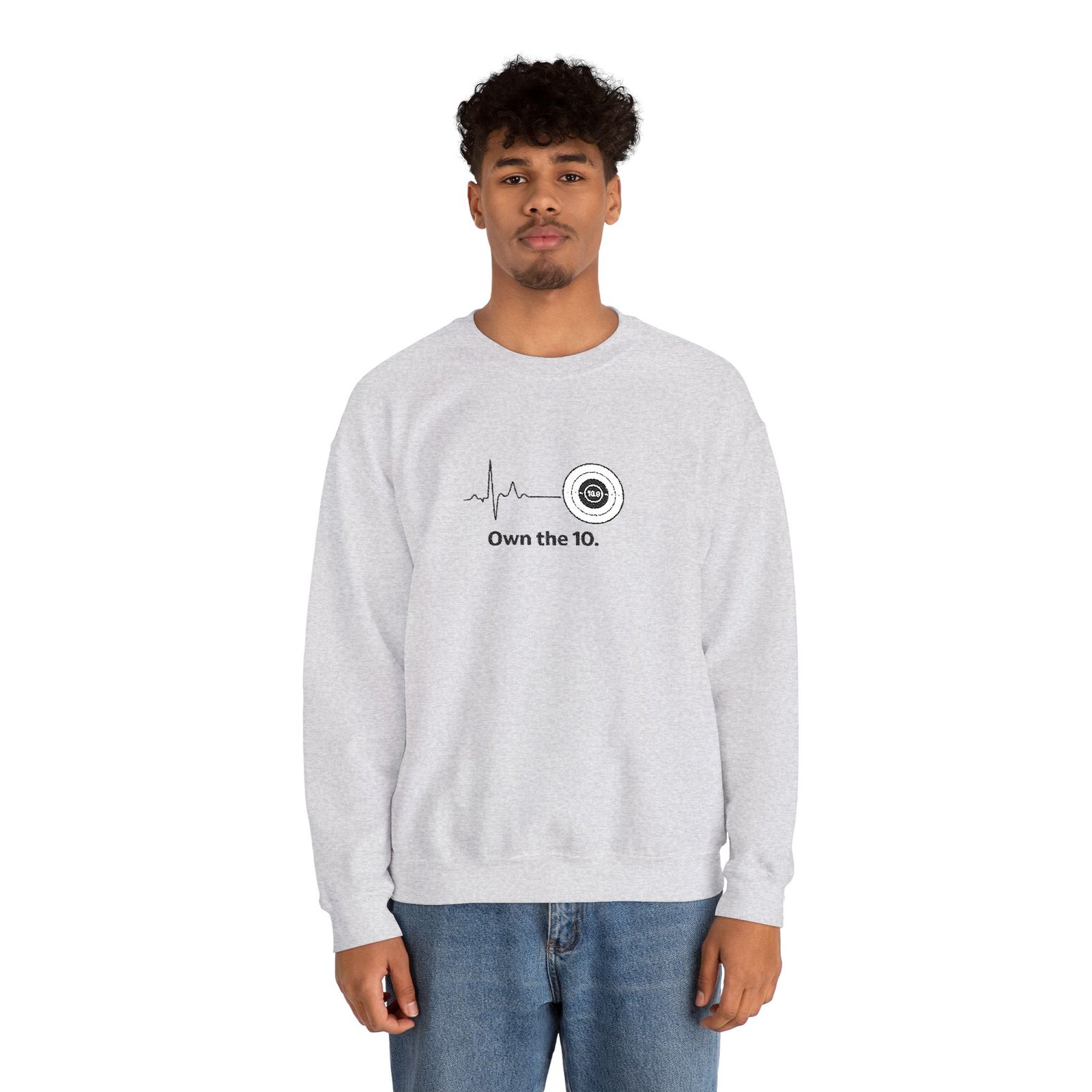 Crewneck Sweatshirt — "Own the 10" - Image 8